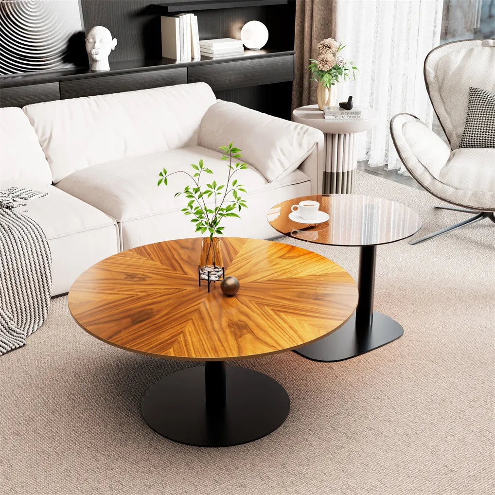 Tawny Glass Coffee Table