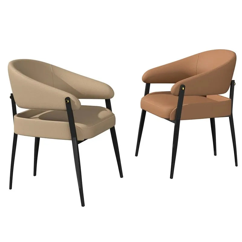 Upholstered Dining Chairs Comfortable Padded Seating with Stylish Design for Modern Dining Rooms
