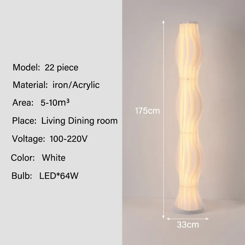 Grass LED Floor Lamp Modern Natural Design with Energy-Efficient Lighting and Soft Ambient Glow