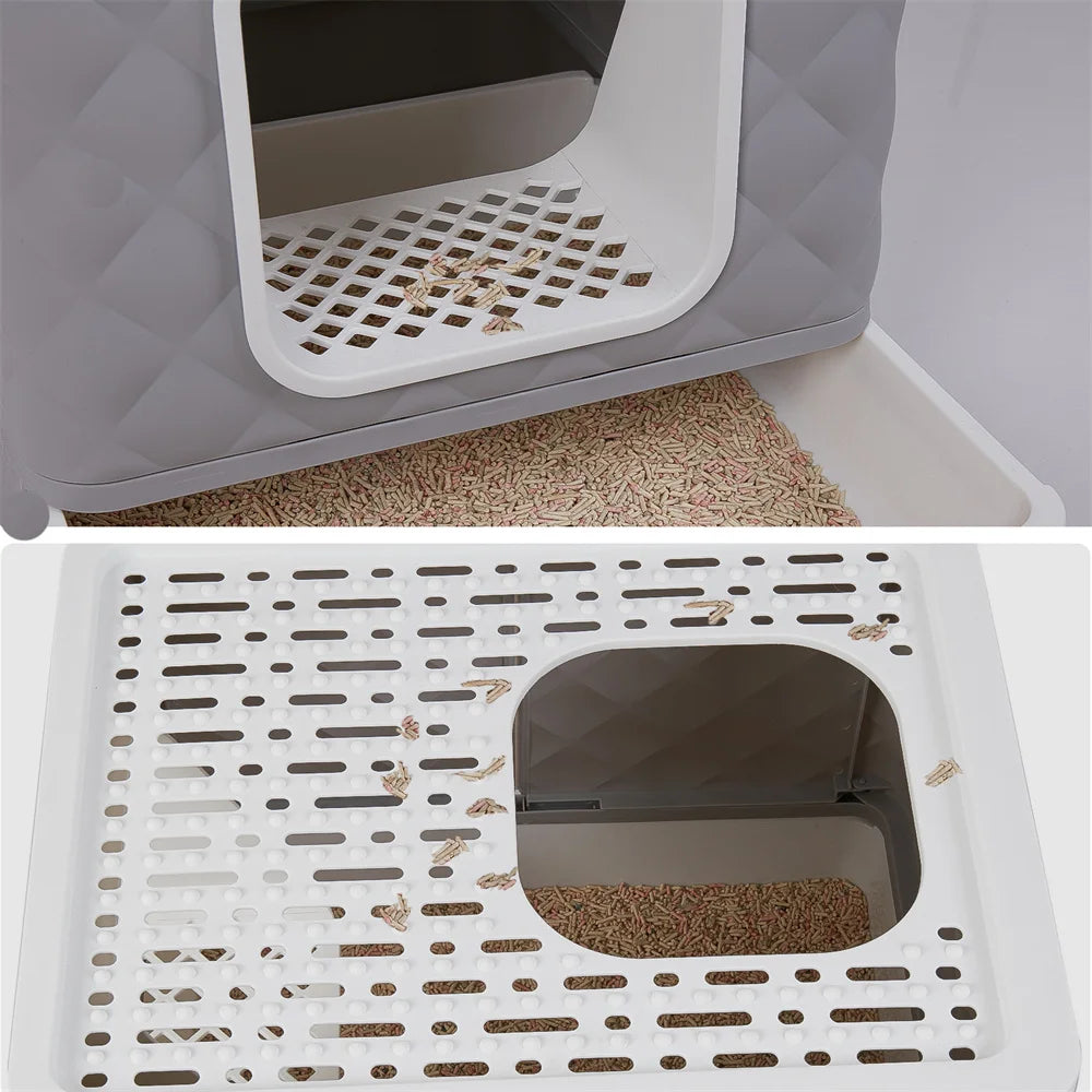 Large Cat Litter Enclosure Spacious and Private Solution for Multiple Cats