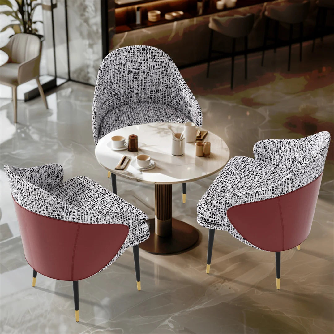 Modern Dining Chairs Sleek Upholstered Seating with Sturdy Frame for Stylish Comfort
