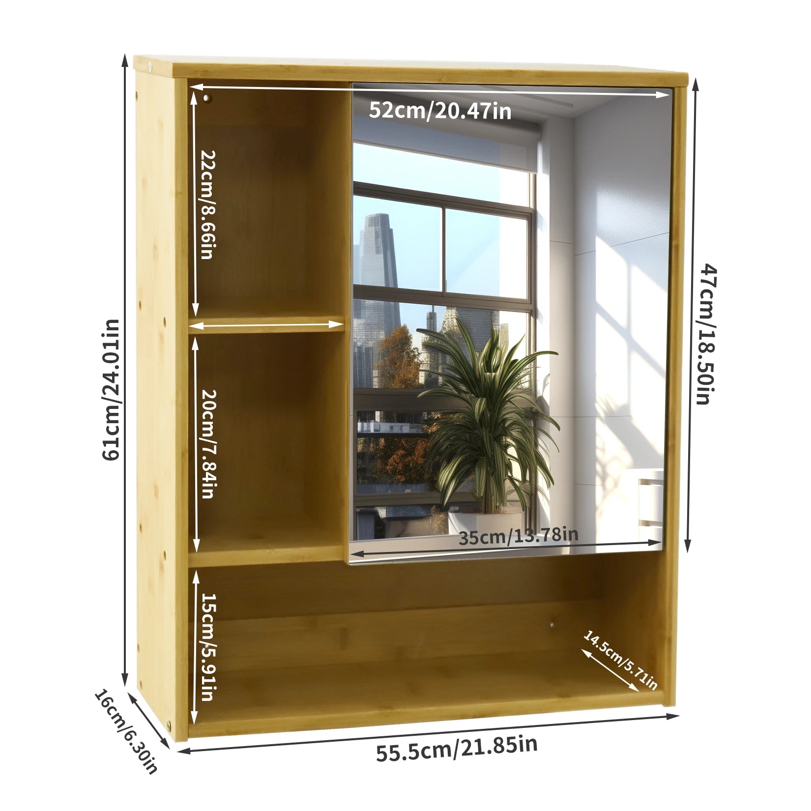 Bamboo Medicine Cabinet