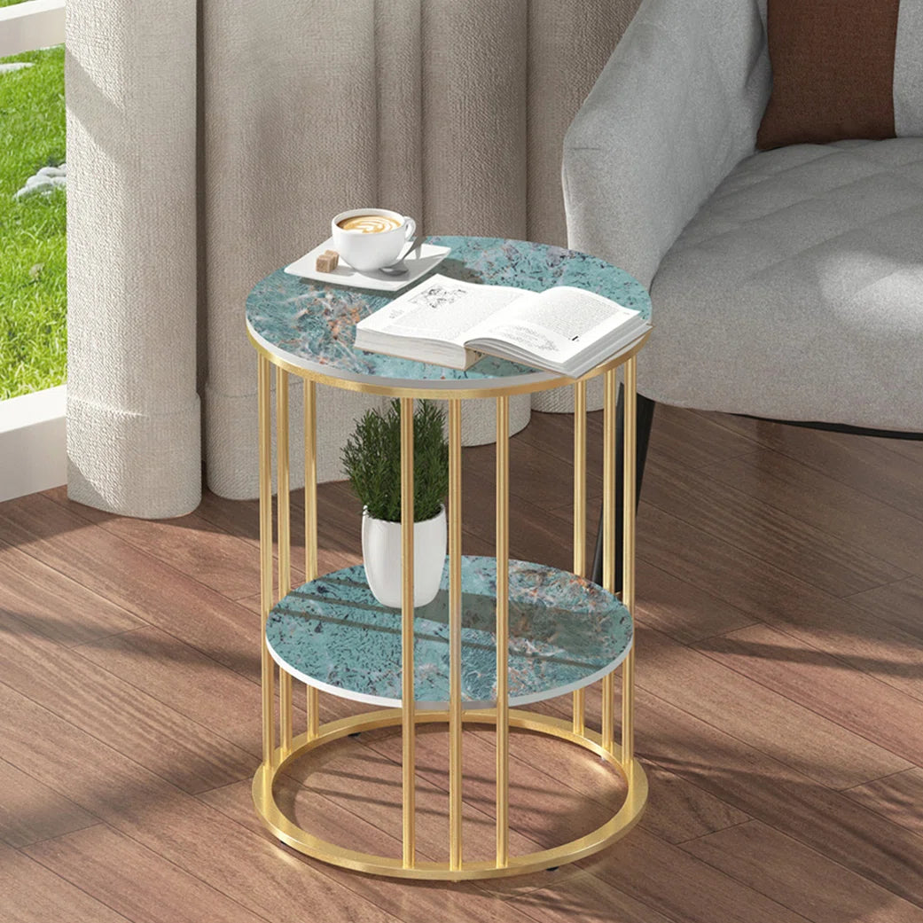 Nordic Marble Side Table Minimalist Design with Durable Stone Top and Sleek Frame for Modern Living