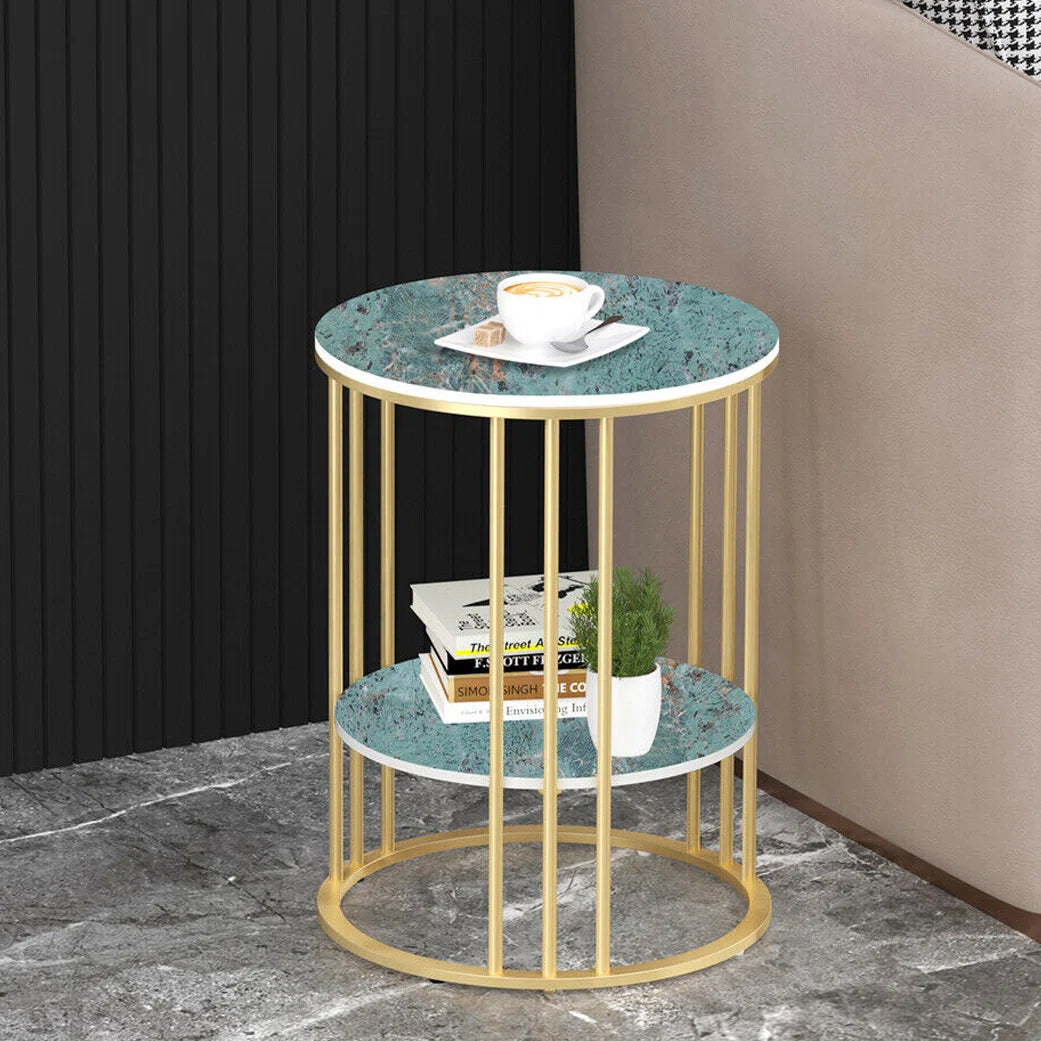 Nordic Marble Side Table Minimalist Design with Durable Stone Top and Sleek Frame for Modern Living