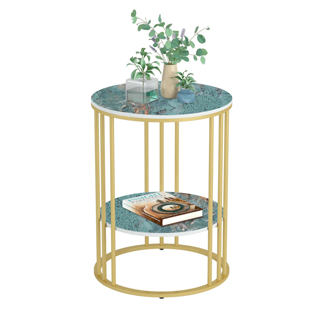 Nordic Marble Side Table Minimalist Design with Durable Stone Top and Sleek Frame for Modern Living