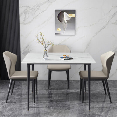 Island Kitchen Dining Table with Minimalist Design and Space-Saving Function for Modern Kitchens and Small Homes