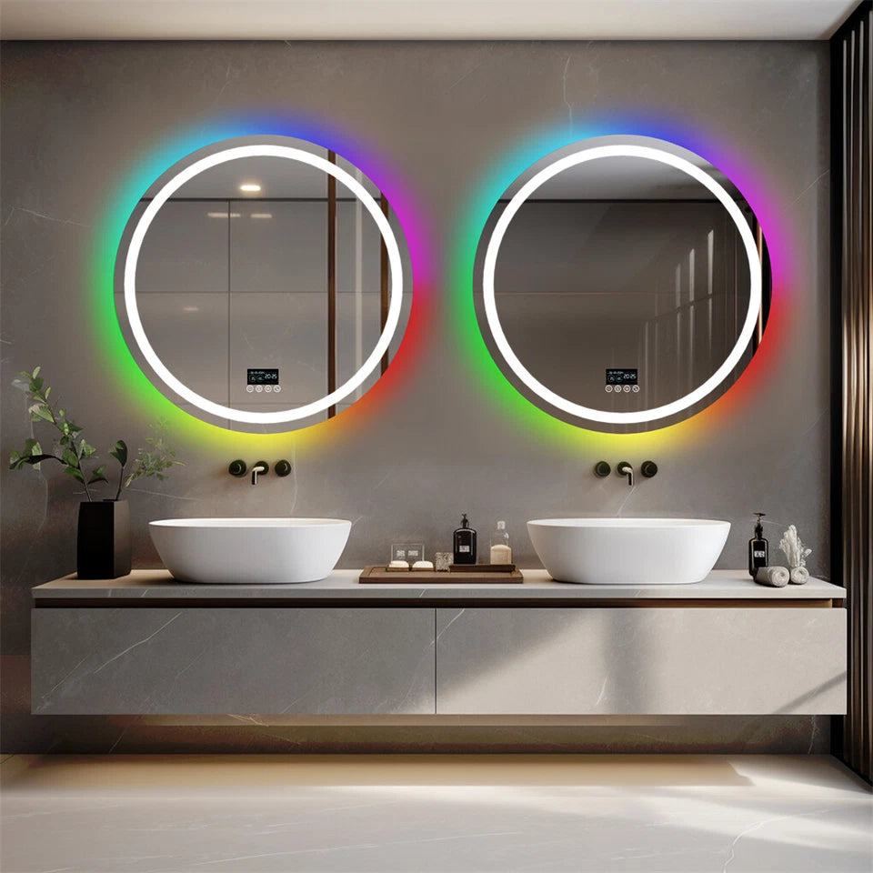 36" Round Frameless Mirror