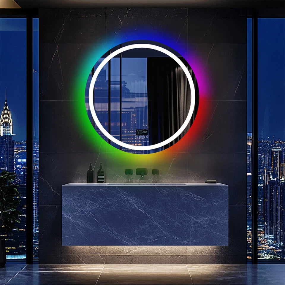 36" Round Frameless Mirror
