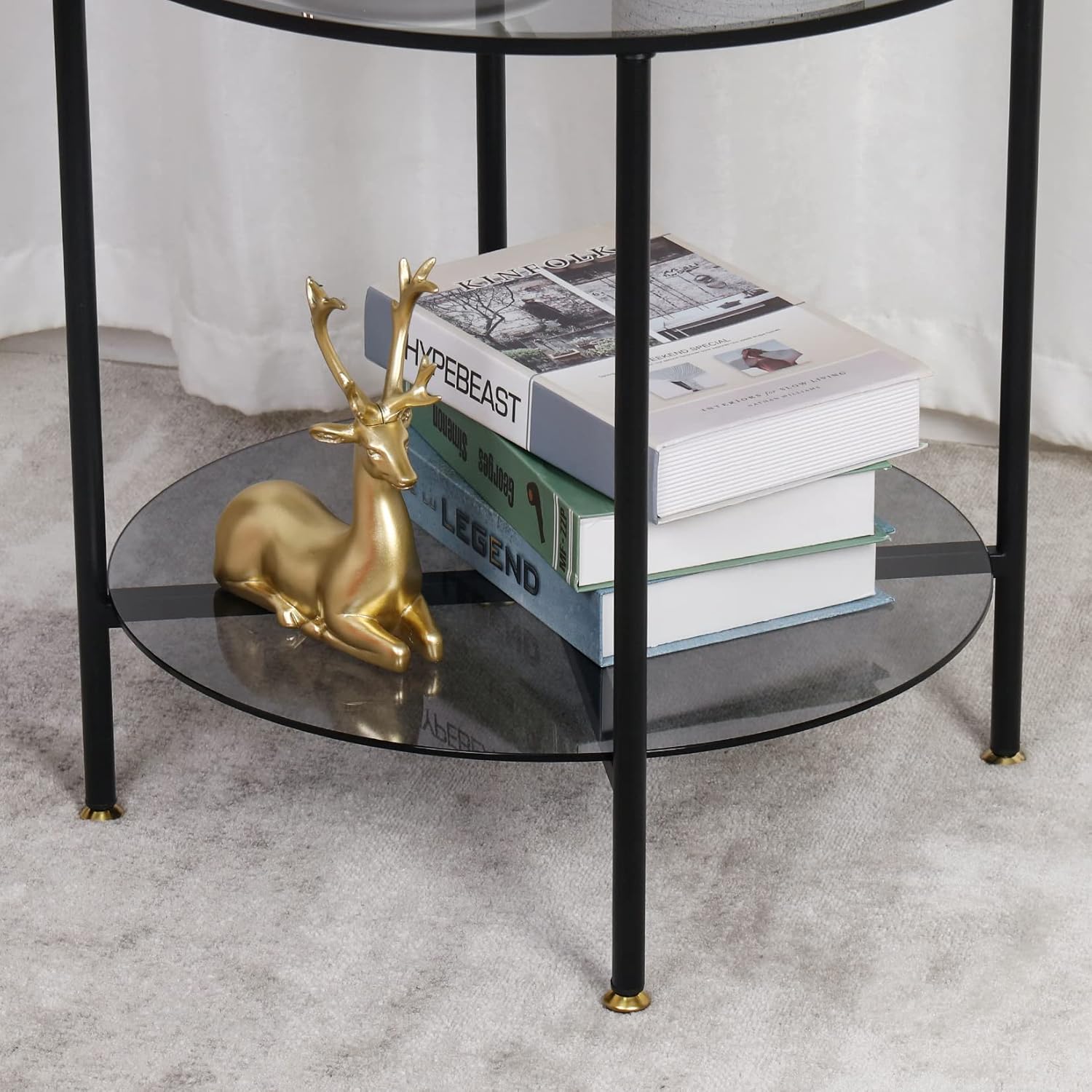Artloge Glass Side Table