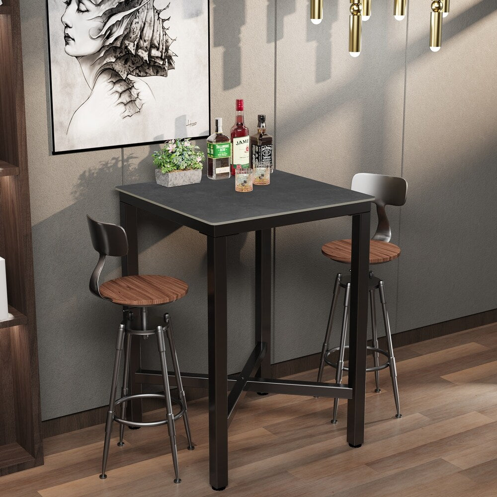 42" Marble Top Bar Table