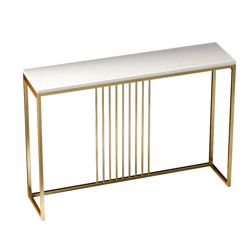 Simple Wall Accent Table Minimalist Design with Space-Saving Build for Entryways and Small Spaces