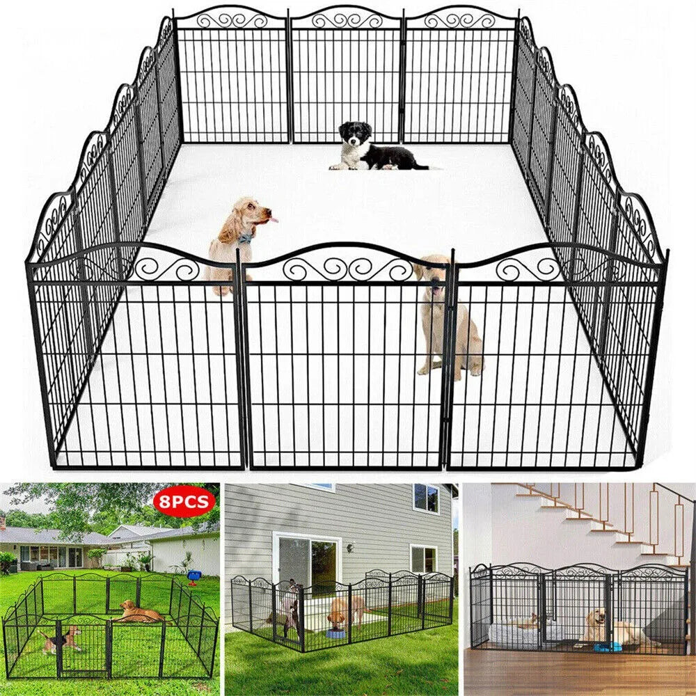 Outdoor Exercise Dog Pen Spacious Secure Play Area for Active Pets