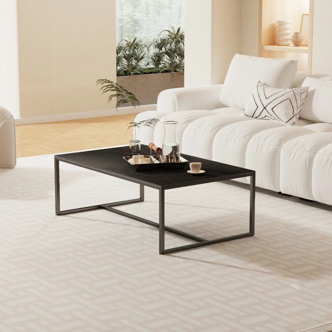 Marble Top Sofa Side Table Elegant Design with Durable Stone Surface and Sturdy Frame for Living Rooms