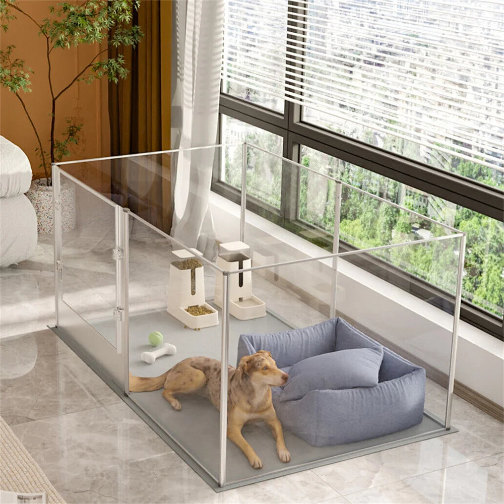 Heavy Duty Dog Playpen Secure and Durable Pet Exercise Pen for Indoor and Outdoor Use