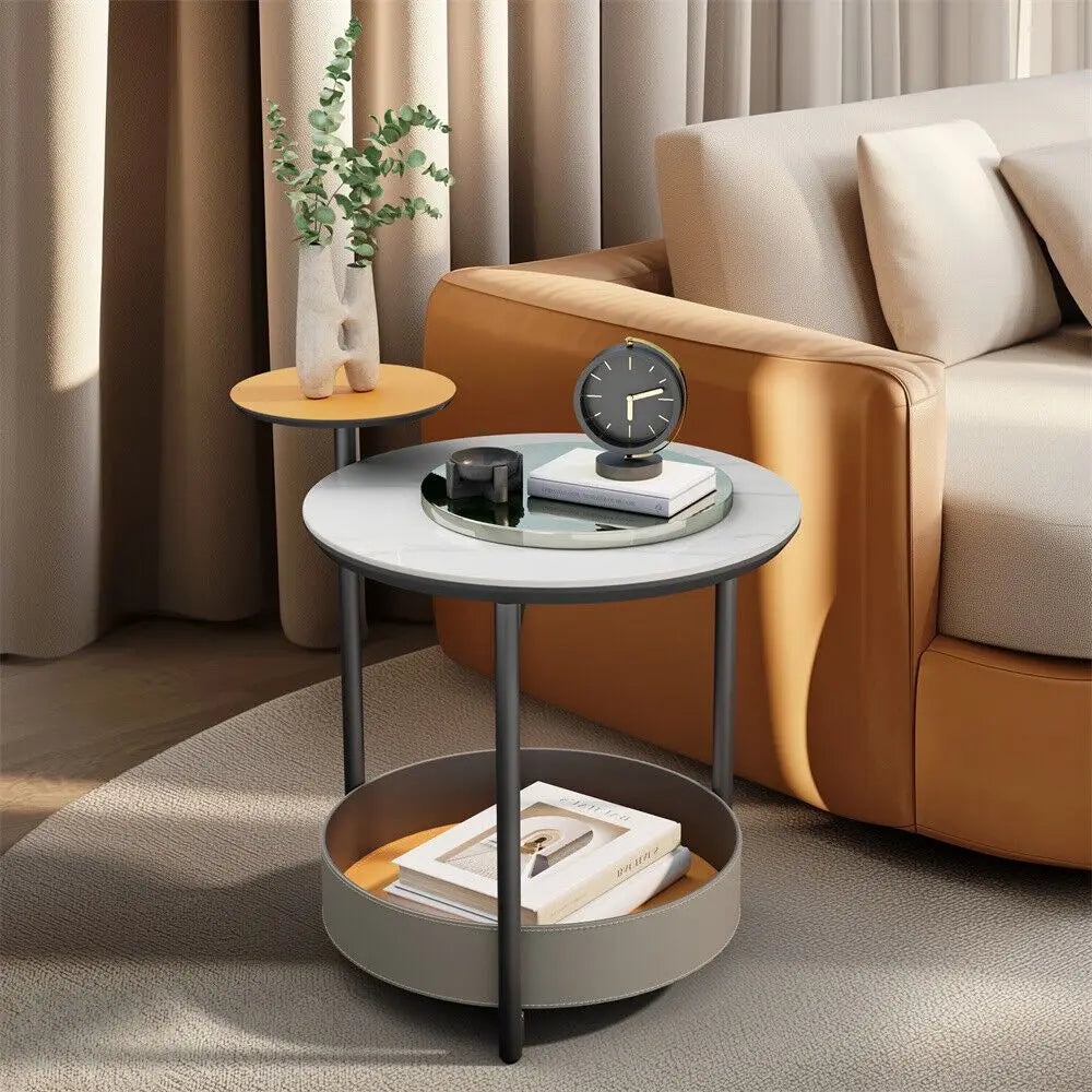 3-Tier Round Side Table