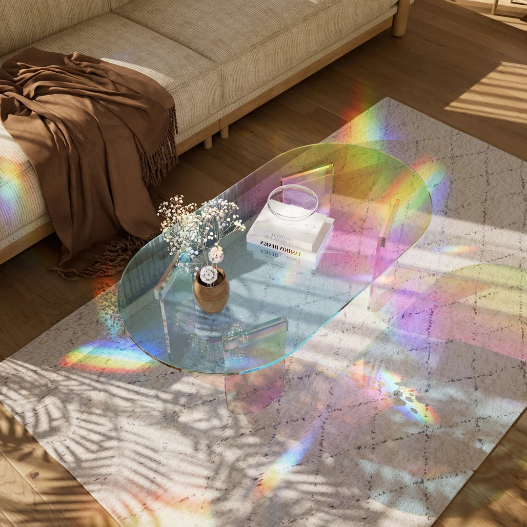 Modern Rainbow Acrylic Table