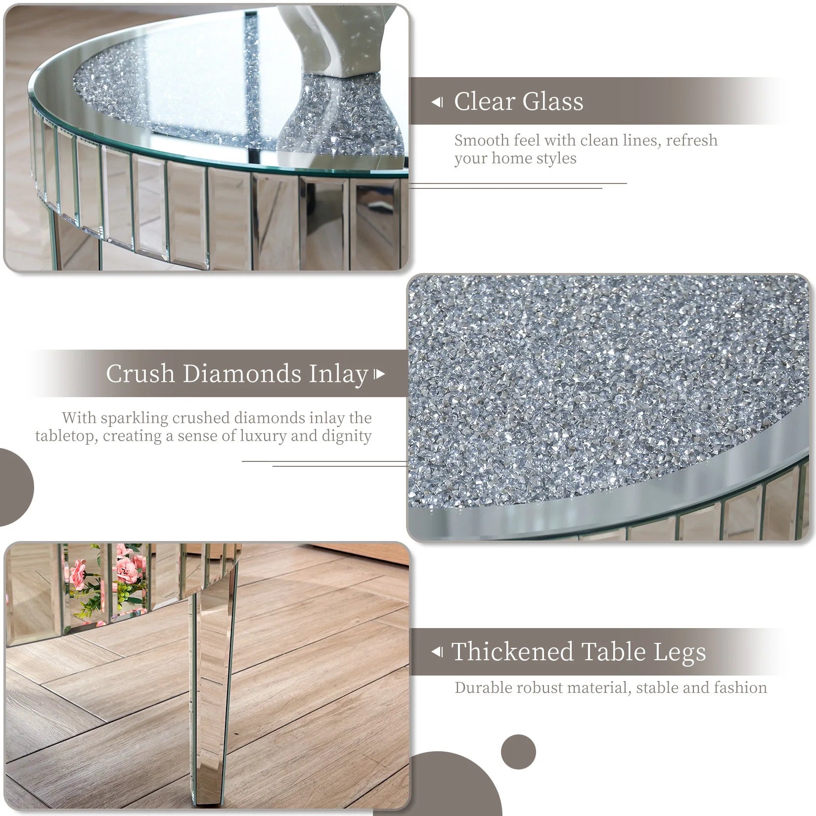 Mirrored Coffee Table