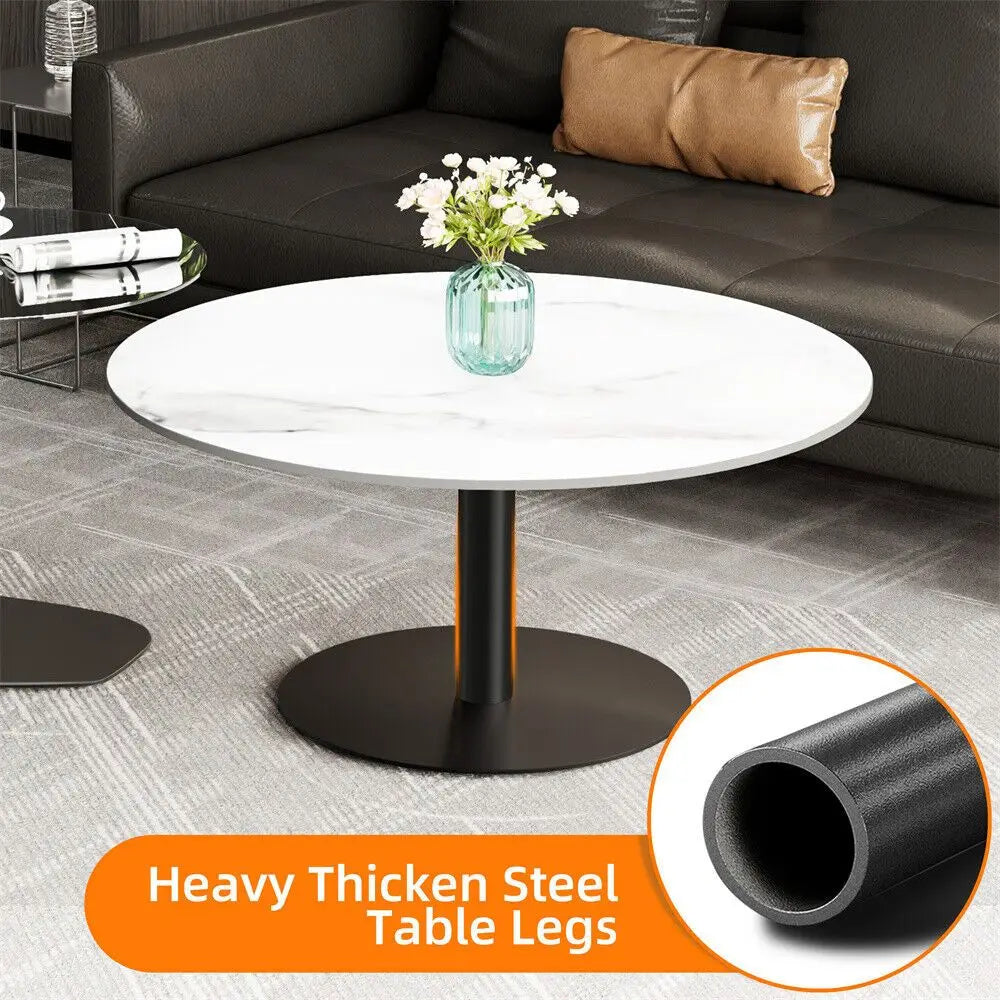 Modern Marble Coffee Table Set