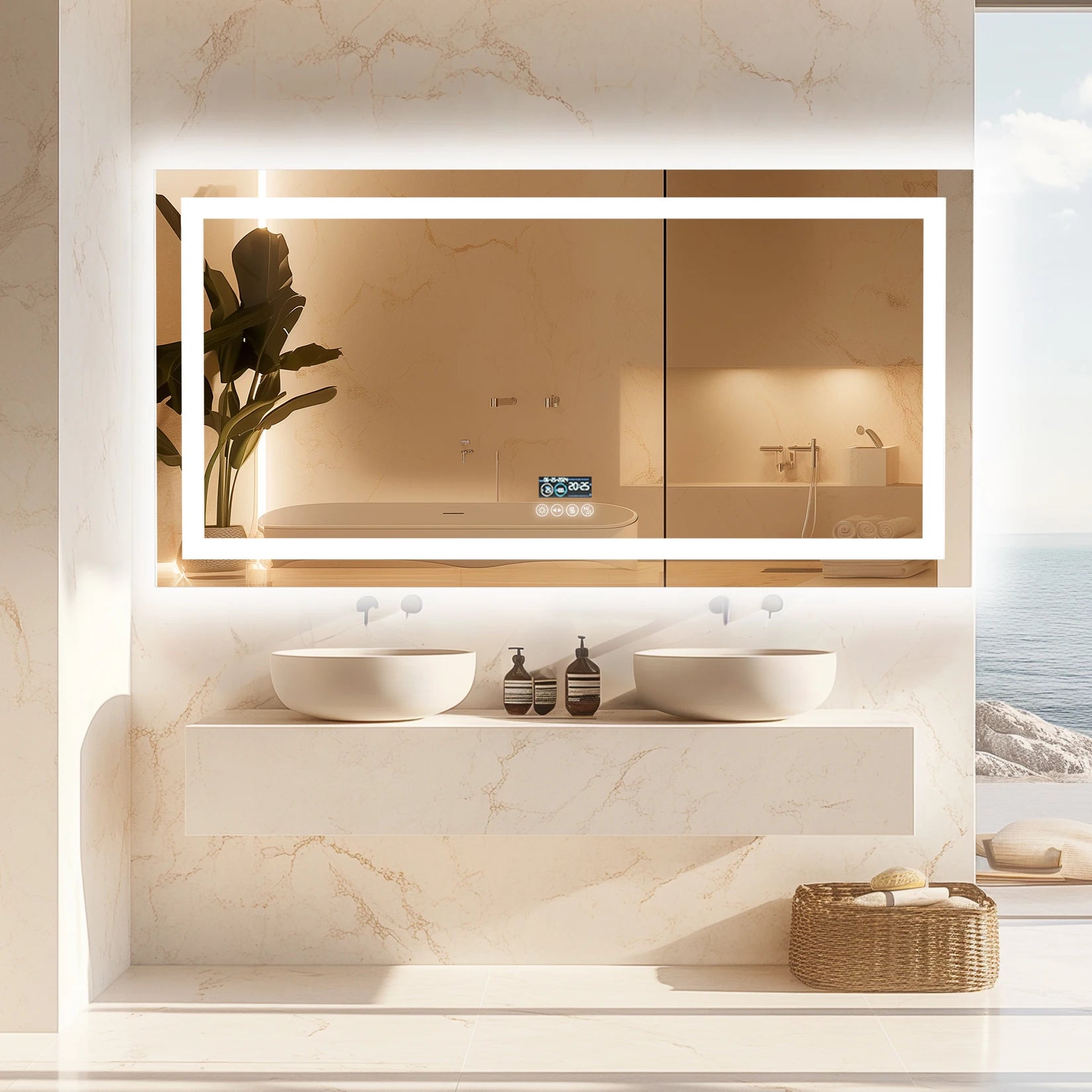 XM183 - LED Bathroom Mirror