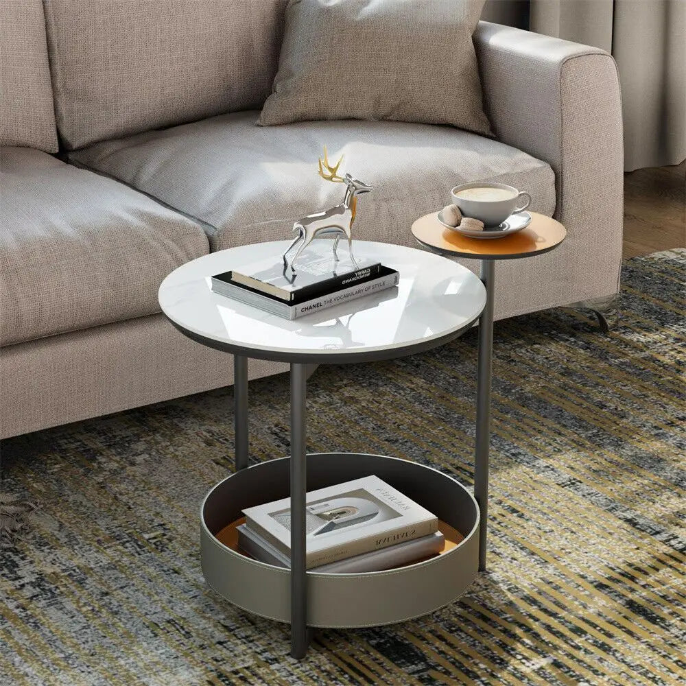 3-Tier Round Side Table