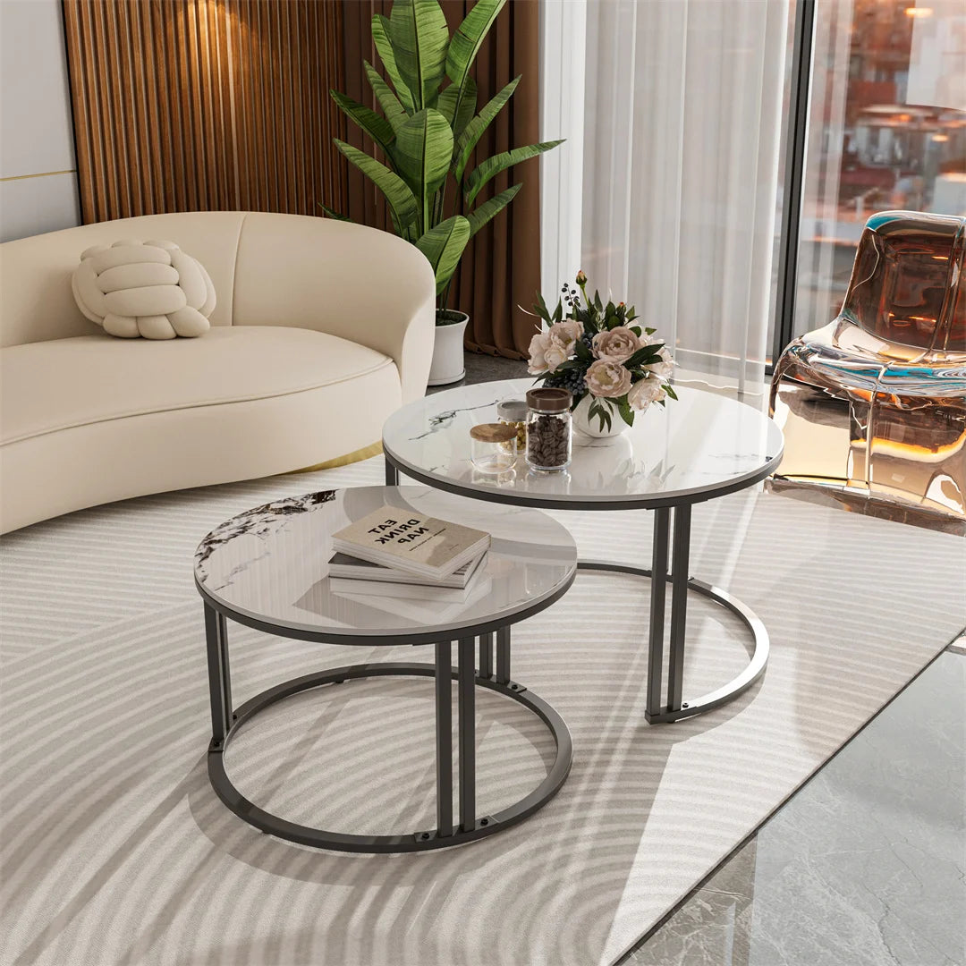 Nesting Round Coffee Tables