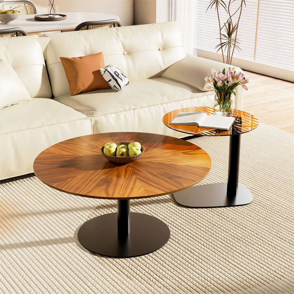 Tawny Glass Coffee Table