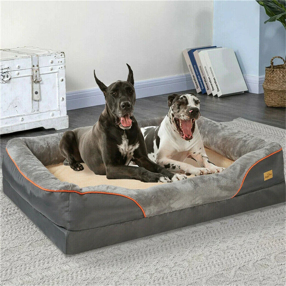 Jumbo Orthopedic Dog Bed Extra Large Supportive Comfort for Big Dogs and Seniors