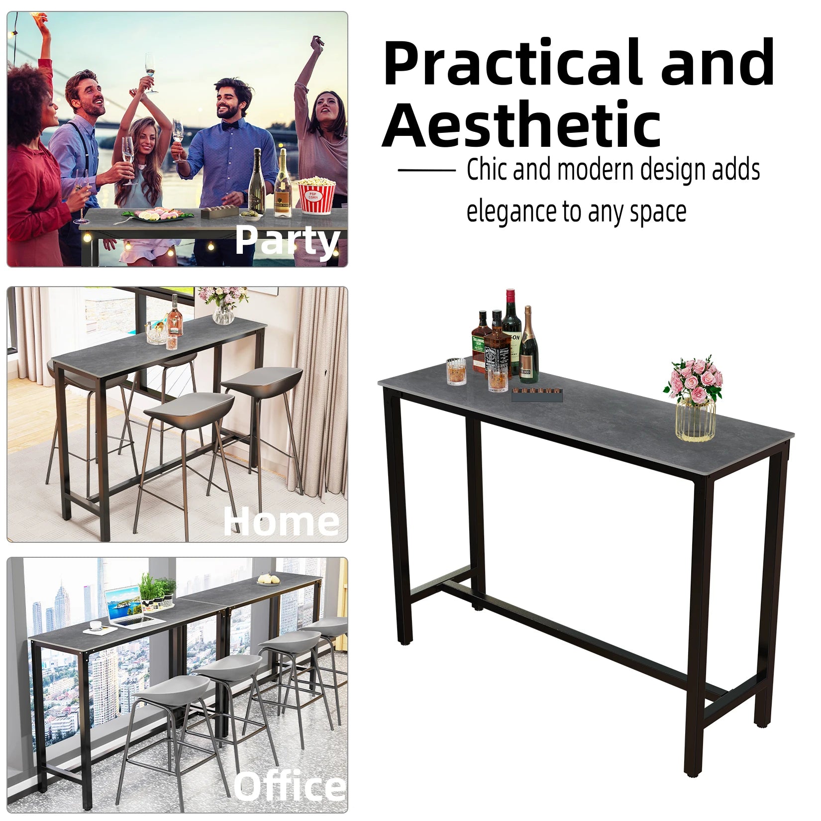 Sintered Stone Coffee Table Durable Heat-Resistant Surface with Modern Design and Sturdy Base