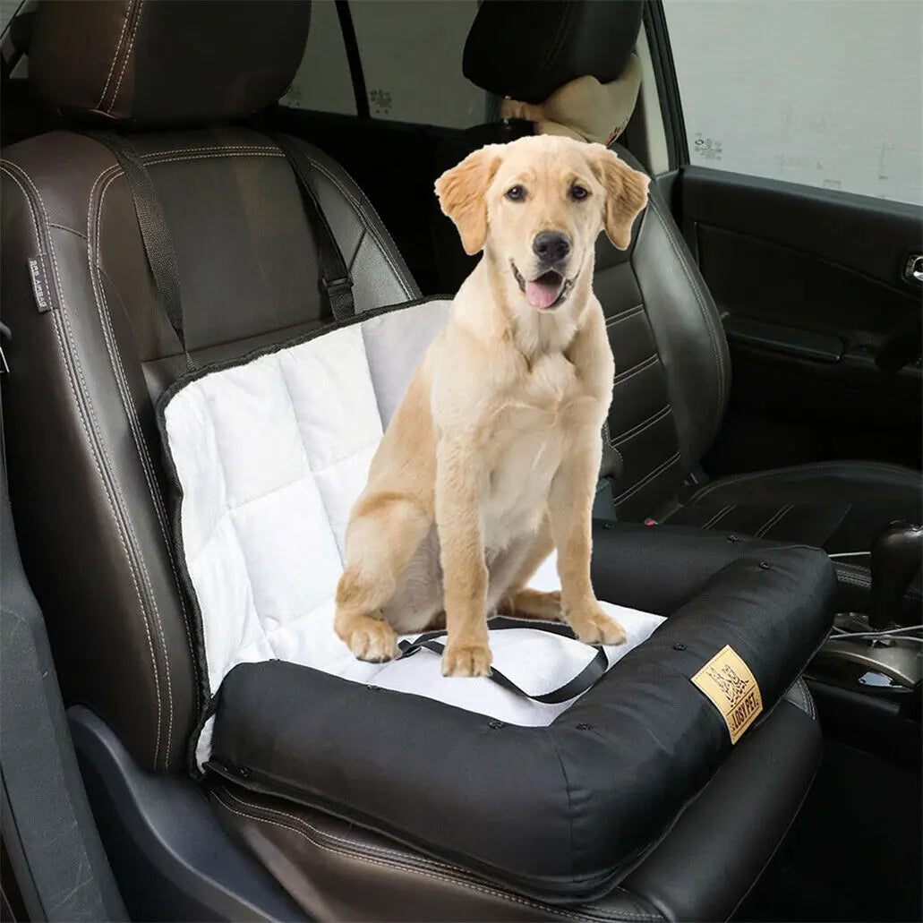 Waterproof Car Seat Bed for Dogs Durable, Cozy Travel Cushion with Non-Slip Backing and Easy Clean Design