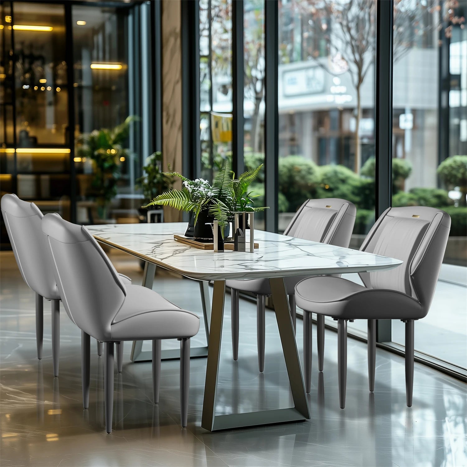Leather Dining Room Chairs