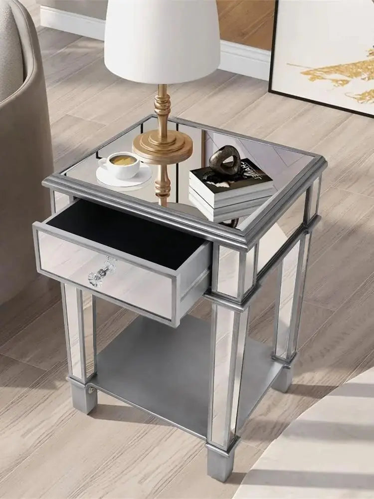 Mirrored Side Table