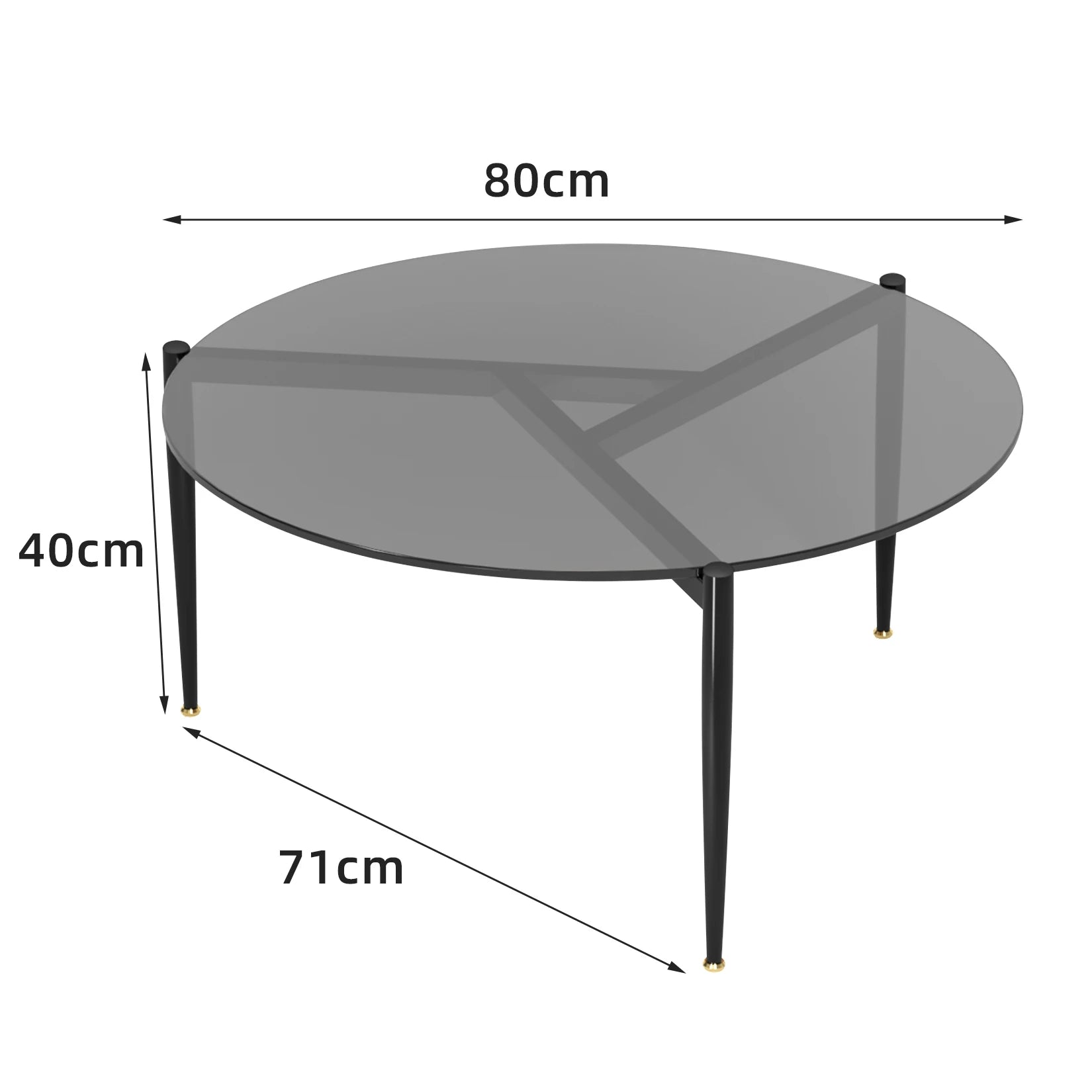 Round Glass Coffee Table
