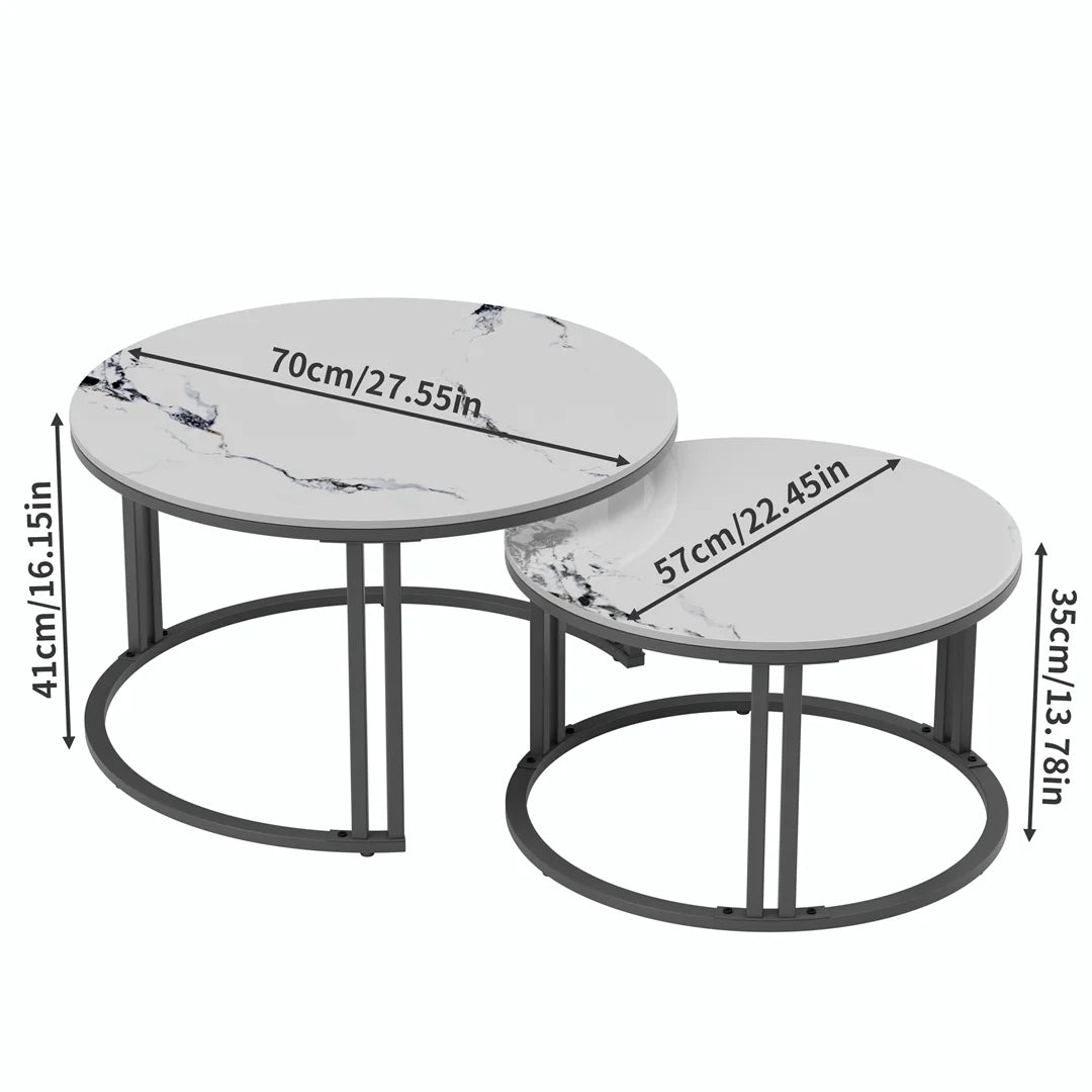 Nesting Round Coffee Tables