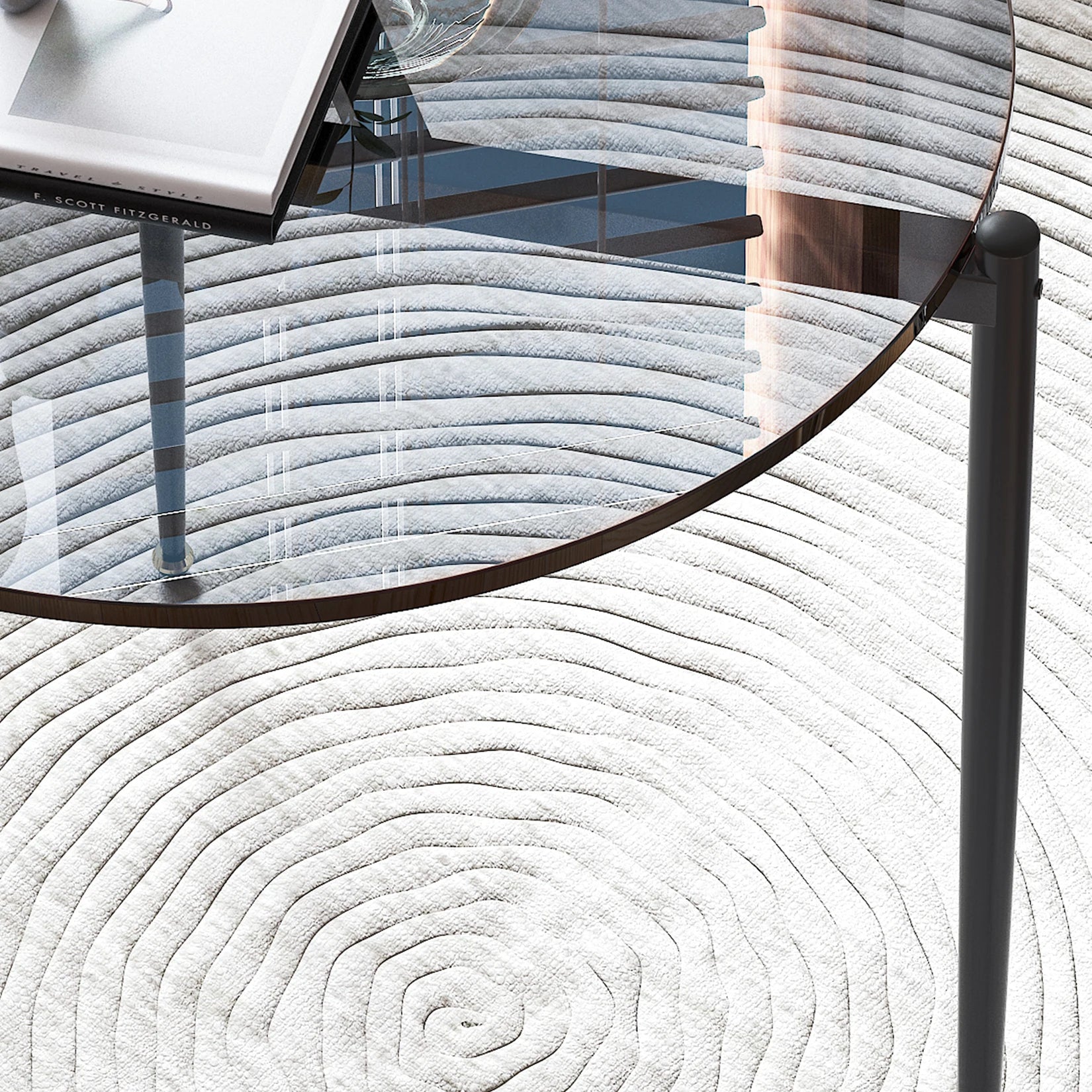 Round Glass Coffee Table