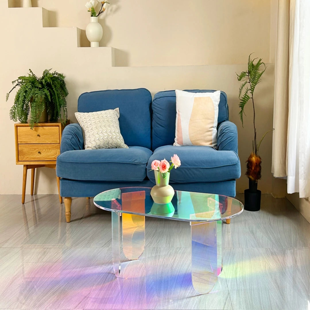 Modern Rainbow Acrylic Table