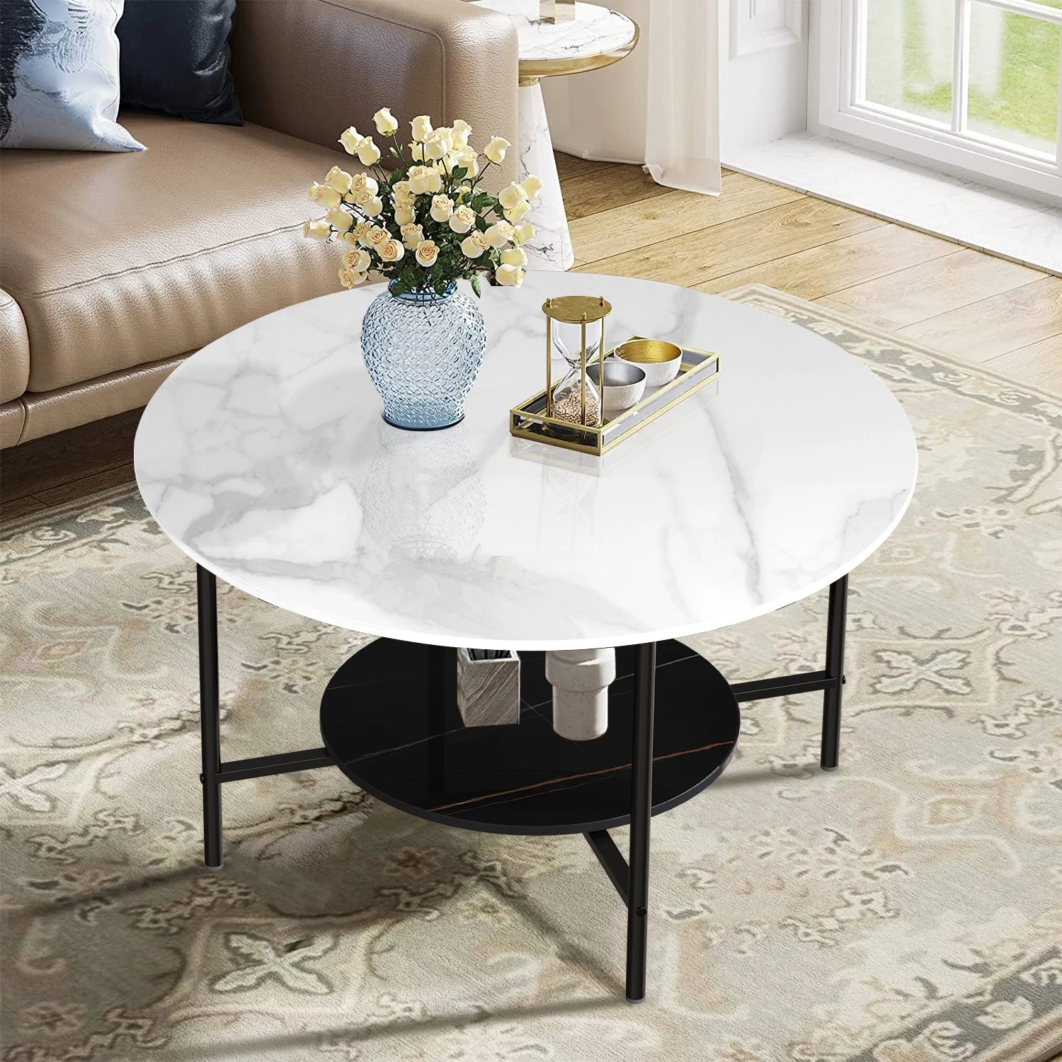 32" Marble Coffee Table