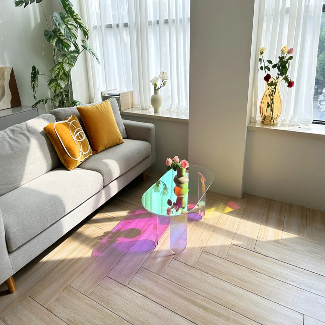 Modern Rainbow Acrylic Table