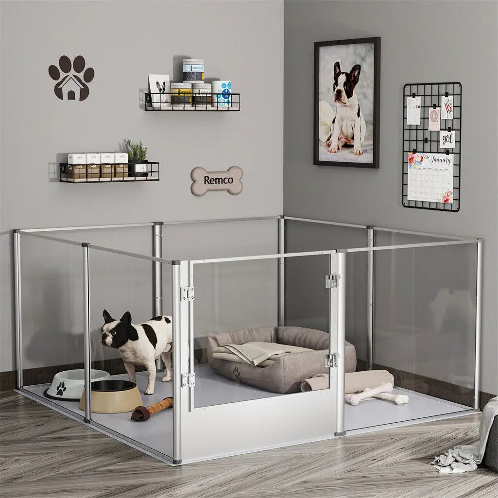 Dog Whelping Pen Safe and Spacious Pet Playpen Box for Newborn Puppies and Mothers