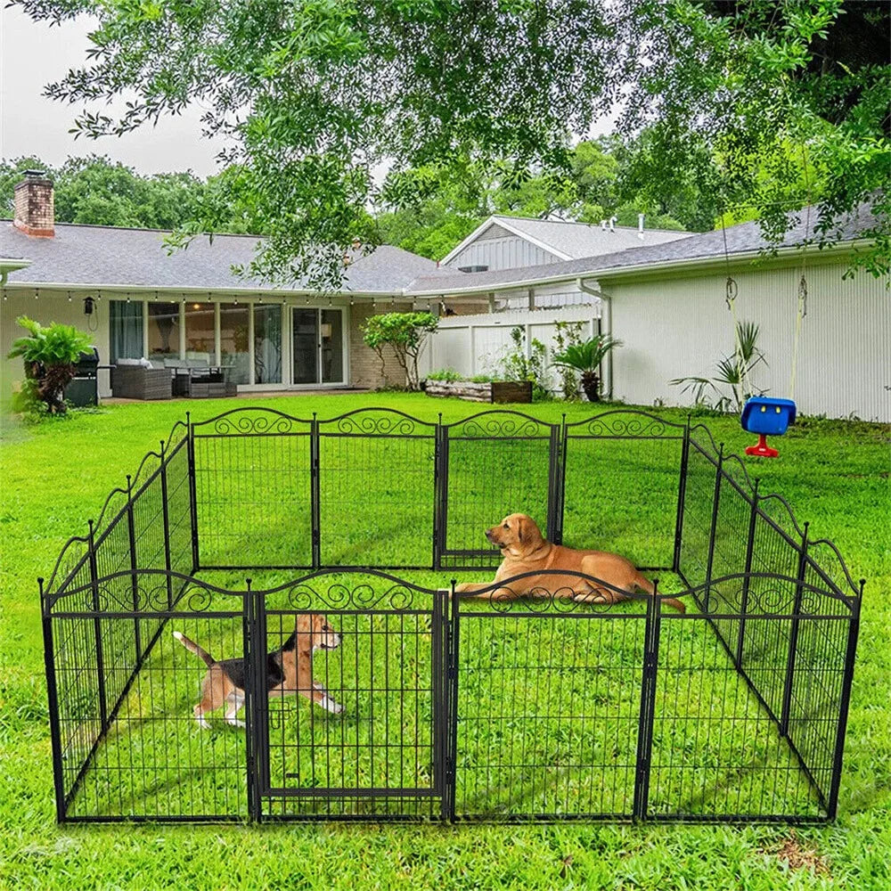 Outdoor Exercise Dog Pen Spacious Secure Play Area for Active Pets