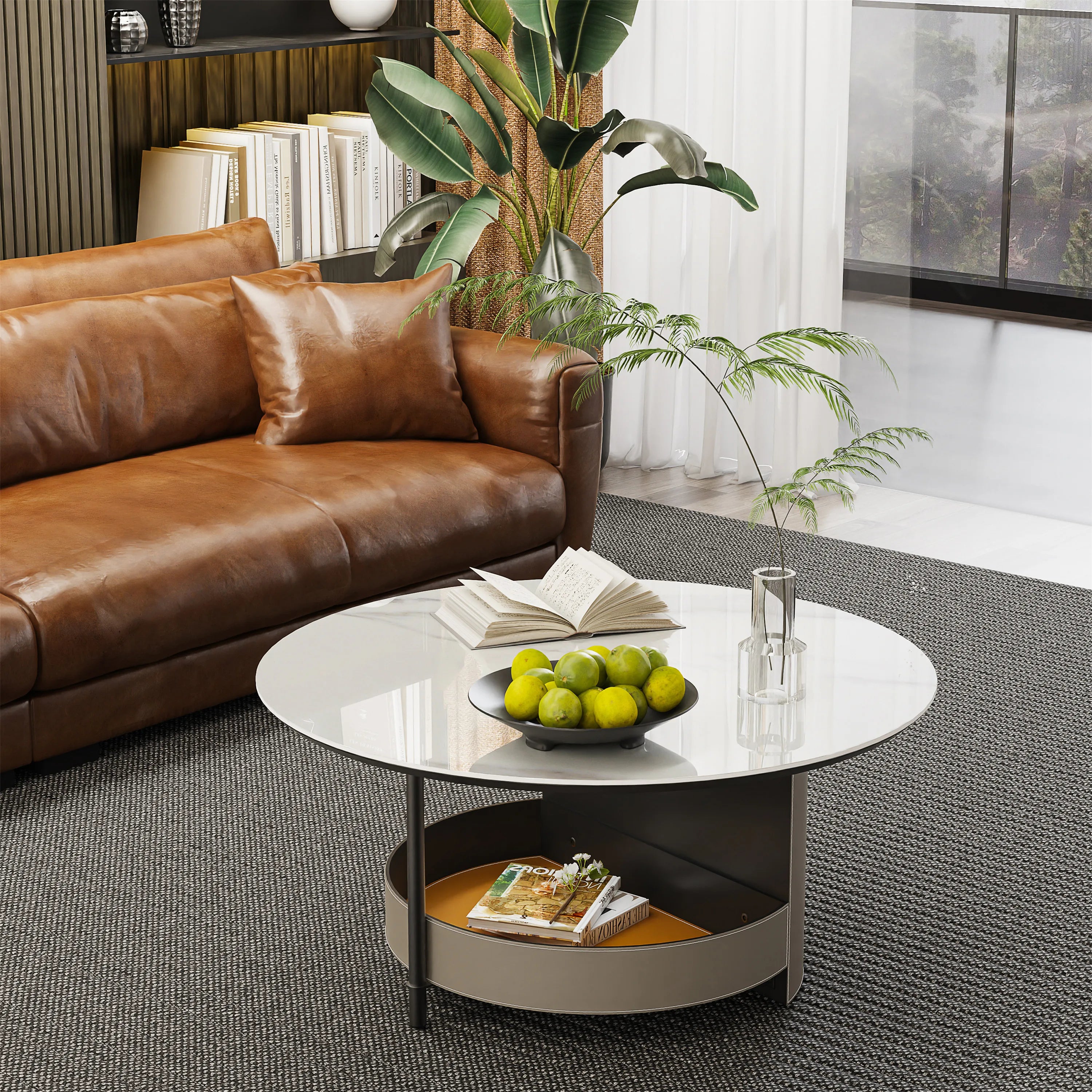 Wisfor 31.5" Round Coffee Table