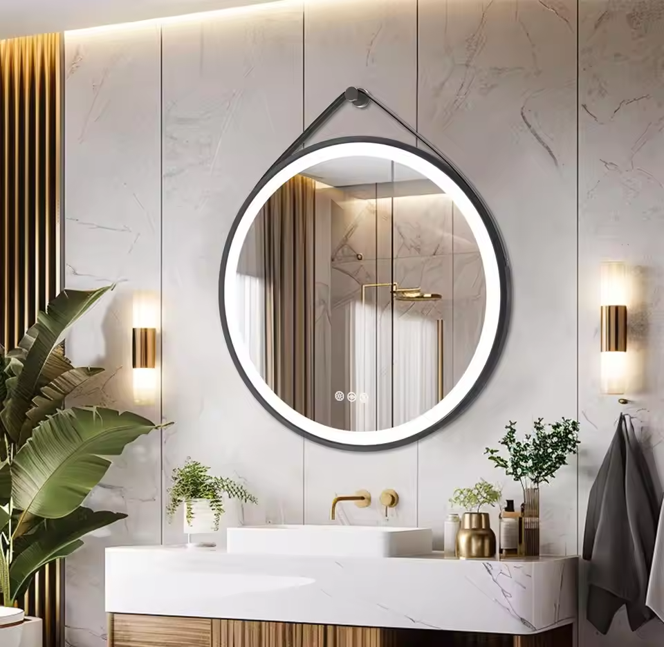 24" Round Frameless Bathroom Mirror – Premium Clarity & Style