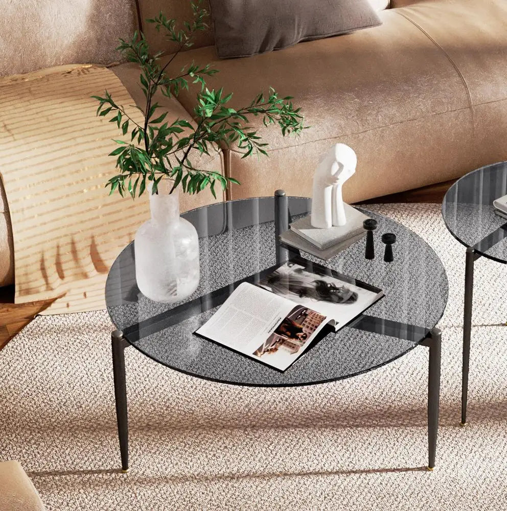 Round Glass Coffee Table