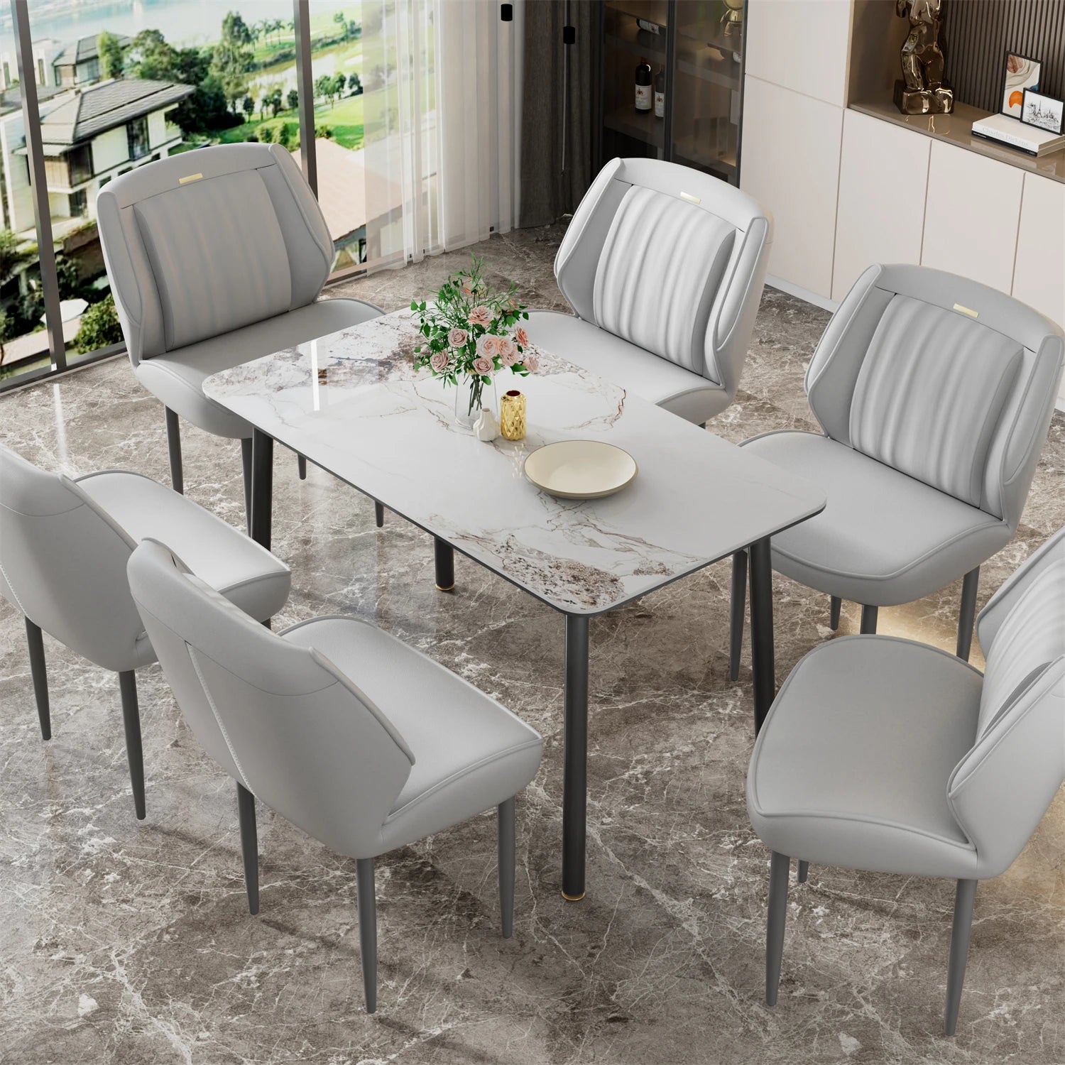 Leather Dining Room Chairs