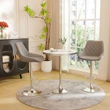 Luxury Velvet Swivel Bar Stool