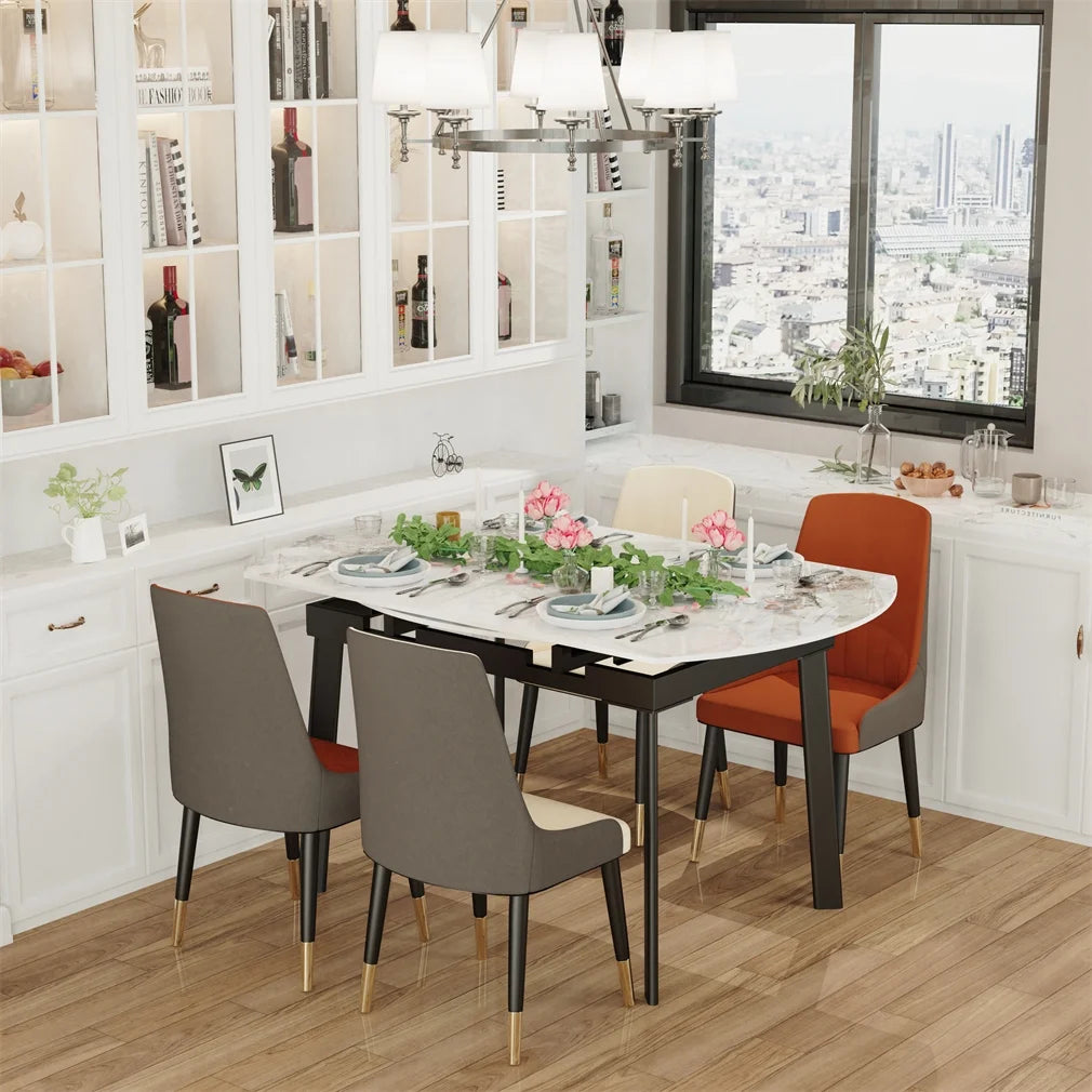 Wisfor - Extendable Marble Dining Table