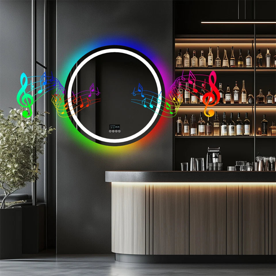 36" Round Frameless Mirror