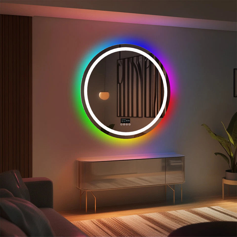 36" Round Frameless Mirror